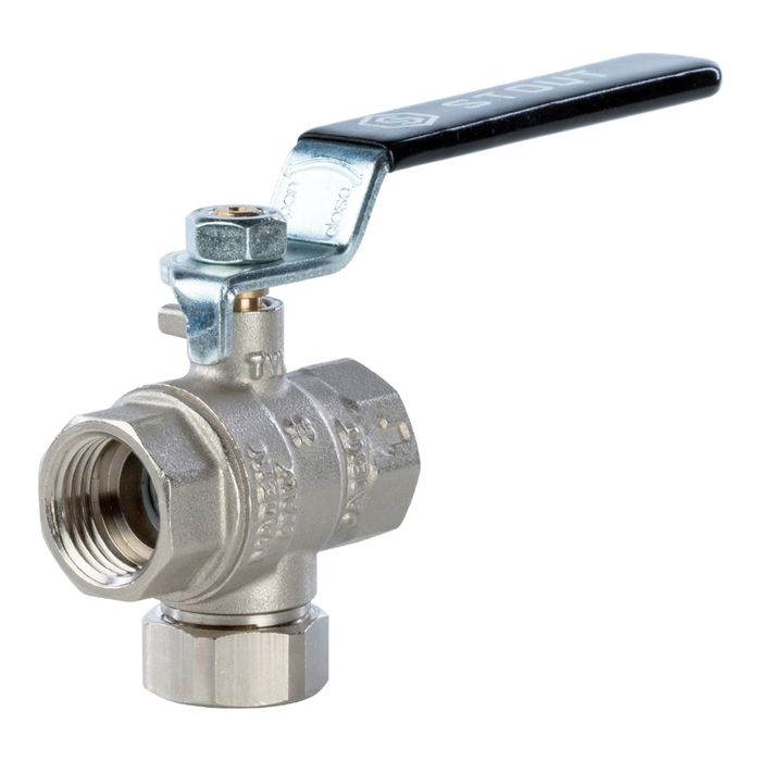 Кран шаровой STOUT, с фильтром 1/2", SVF 0001 000015