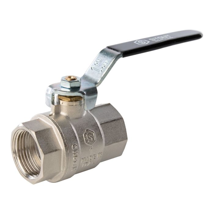Кран шаровой STOUT, полнопроходной, ВР/ВР 1", ручка рычаг, SVB-0001-000025