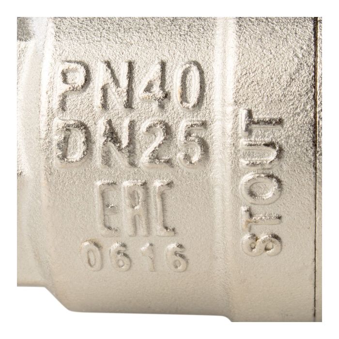 Кран шаровой STOUT, полнопроходной, ВР/ВР 1", ручка бабочка, SVB-0002-000025