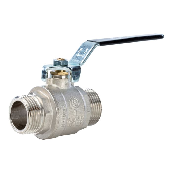 Кран шаровой STOUT, полнопроходной, НР/НР 1", ручка рычаг, SVB-0005-000025