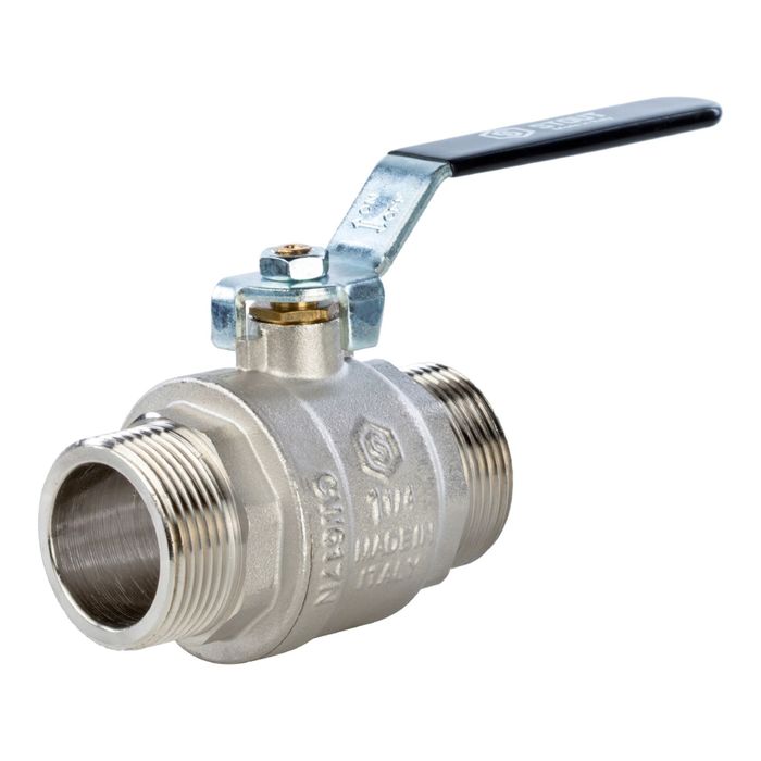 Кран шаровой STOUT, полнопроходной, НР/НР 1"1/4, ручка рычаг, SVB-0005-000032