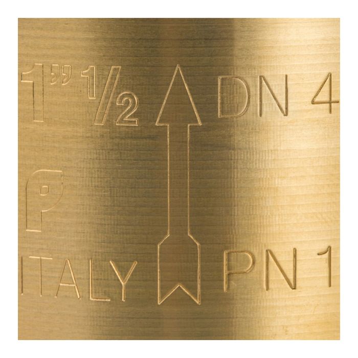 Обратный клапан STOUT, 1"1/2, пружинный, муфтовый, с металлическим седлом, SVC-0002-000040