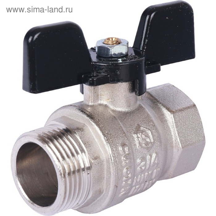 

Кран шаровой STOUT SVB-0014-000020, 3/4", ВР/НР, стандартнопроходной, бабочка