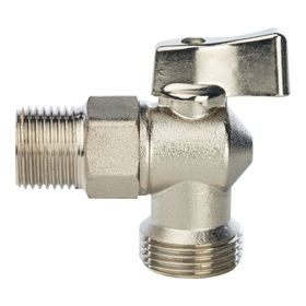 

Кран шаровой STOUT SVB 0059-001234, 1/2" x 3/4", угловой, для стиральных машин