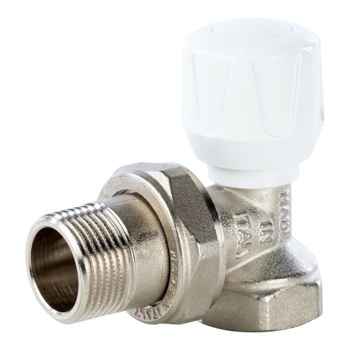 Клапан ручной STOUT, 3/4", терморегулирующий, угловой, VR 0004 000020
