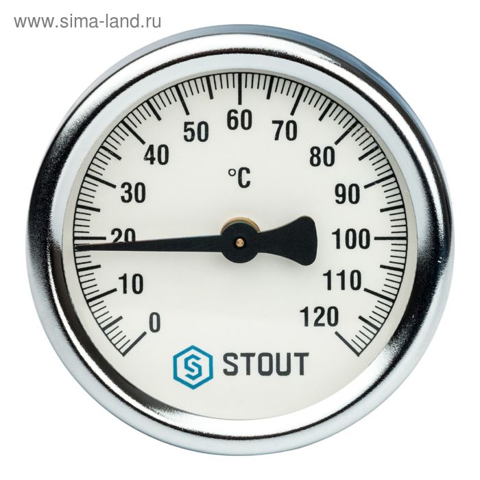 

Термометр STOUT SIM-0004-630015, биметаллический, накладной, с пружиной, корпус Dn 63 мм