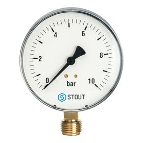 

Манометр STOUT SIM-0010-101015, радиальный, DN100, G1/2"