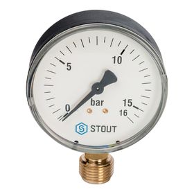 

Манометр STOUT SIM-0010-801615, радиальный, DN80, G1/2"