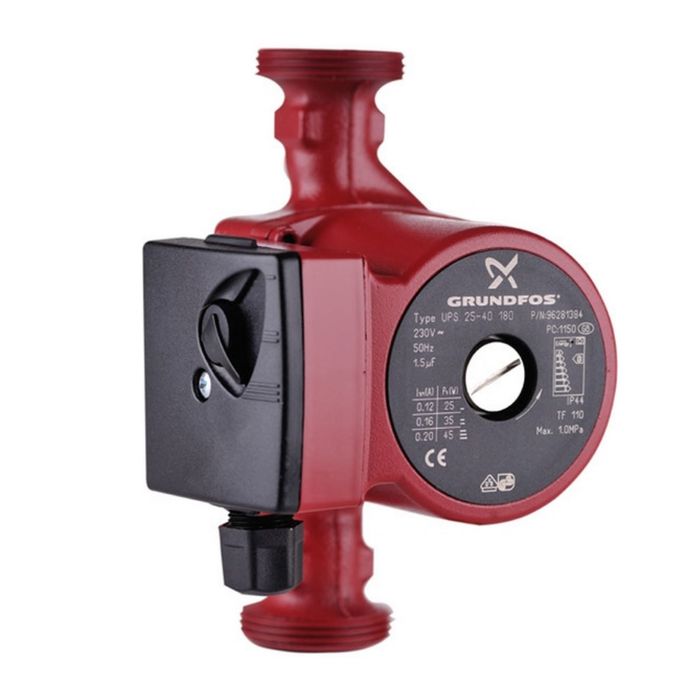 Насос циркуляционный Grundfos UPS 32-55, 220В, 3 скорости, 75/100/105 Вт, 133л/мин, напор 5м 24403