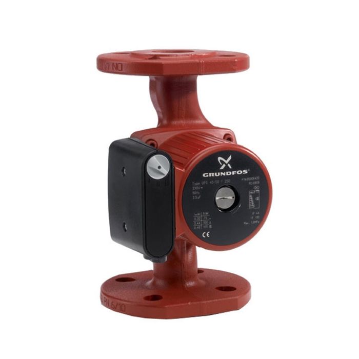 Насос циркуляционный Grundfos UPS 40-50 F, 3 скорости, 75/100/105 Вт, 8 куб.м/час, напор 5 м 24403