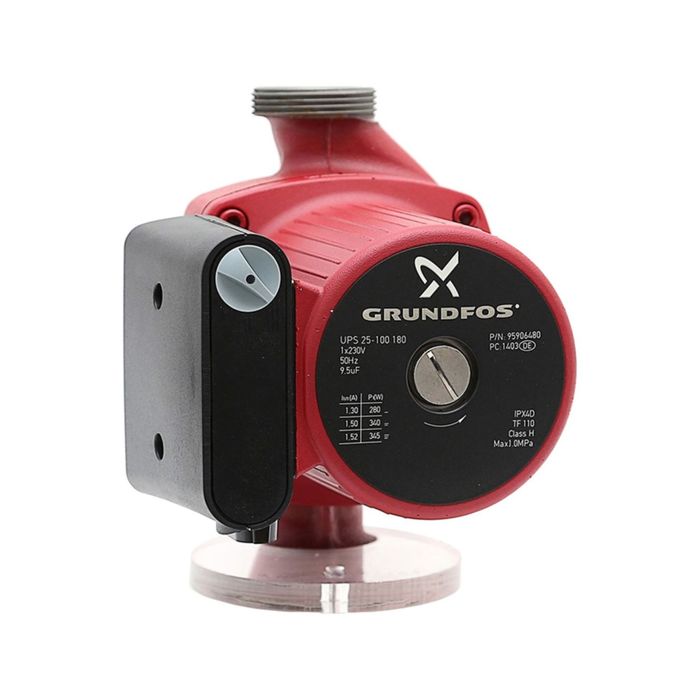 Насос циркуляционный Grundfos UPS 25-100, 3 скорости, 280/340/345 Вт, 150 л/мин, напор 10м