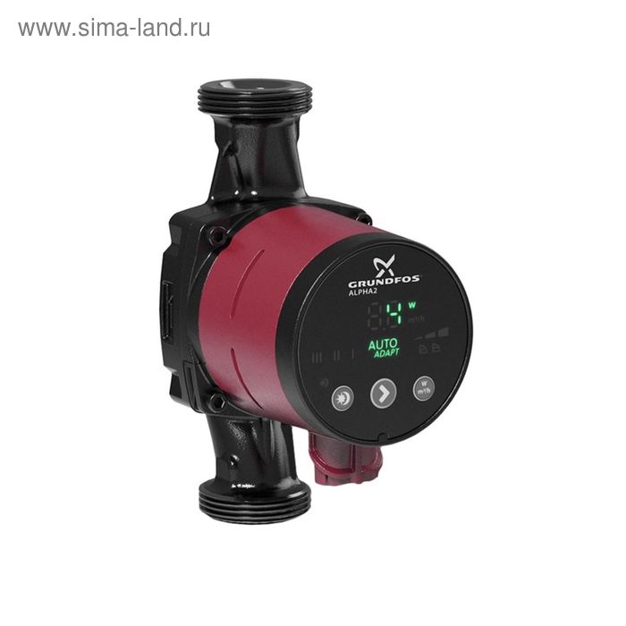 Насос циркуляционный Grundfos ALPHA2 32-80, 3 скорости, 3-50 Вт, 56 л/мин, напор 8м