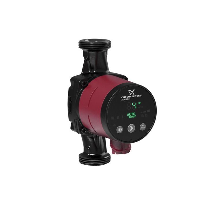 Насос циркуляционный Grundfos ALPHA2 25-60, 3 скорости, 3-34 Вт, 50 л/мин, напор 6м