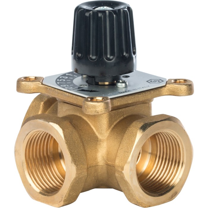 Клапан смесительный STOUT SVM-0003-012501, трех ходовой, 1", KVs 8