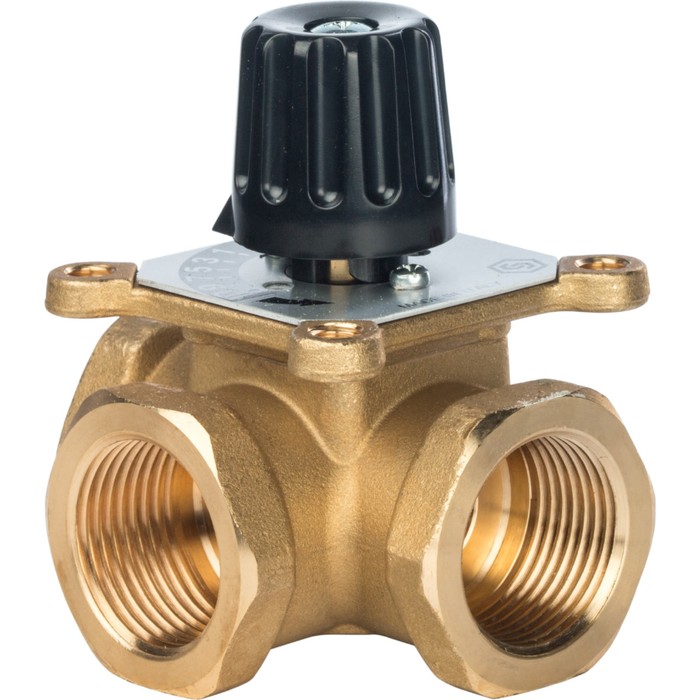 Клапан смесительный STOUT SVM-0003-012502, трех ходовой, 1", KVs 12