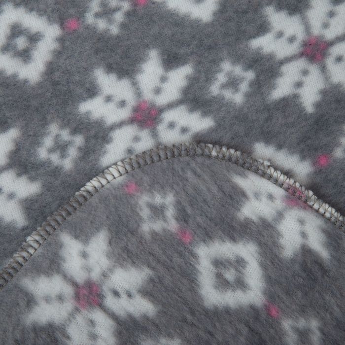 Плед IRIS, 130х150 см, цвет серый, поларфлис