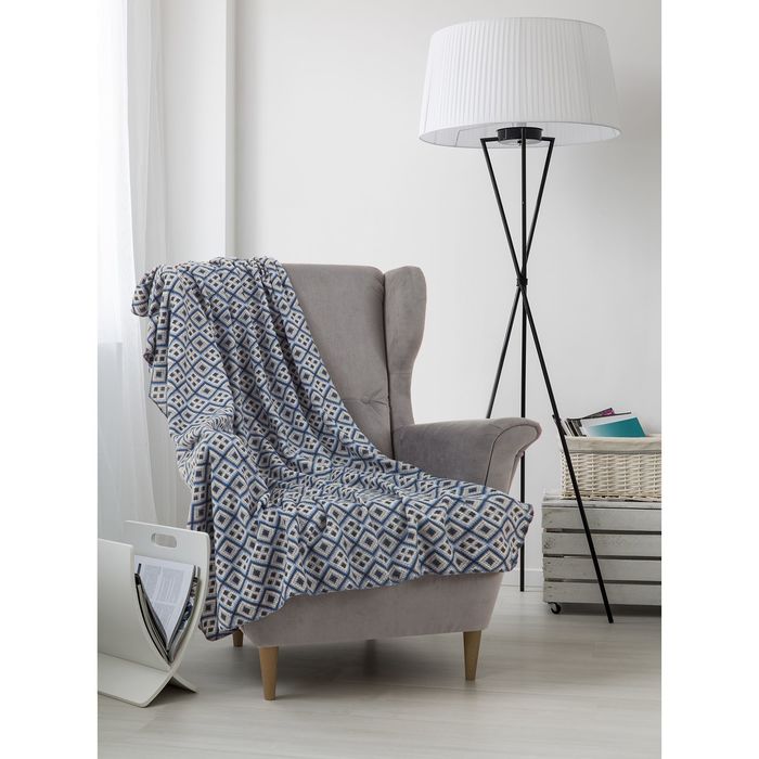 Плед IRIS (рис 217), 130х150 см, поларфлис 170 гр/м