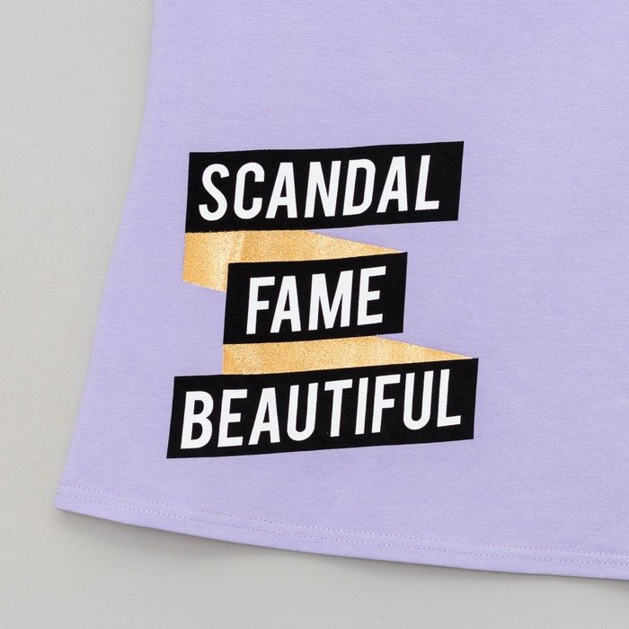 Футболка женская 1084 цвет сиреневый р-р 50