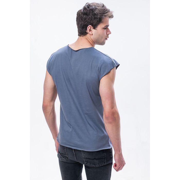 Майка мужская М-148/6-09 цвет серый, р-р 48