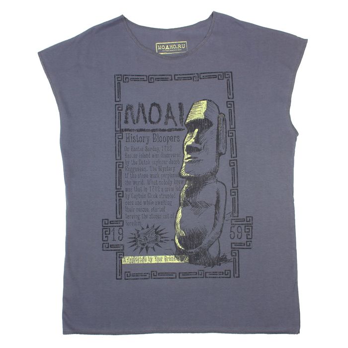 Майка мужская М-148/6-09 цвет серый, р-р 50