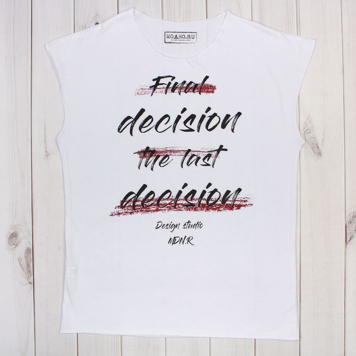 Майка мужская М-148/7-09 цвет белый, р-р 52