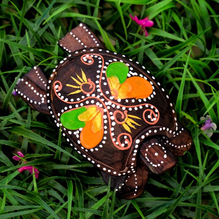 Деревянная фигурка "Черепаха" 10 см МИКС