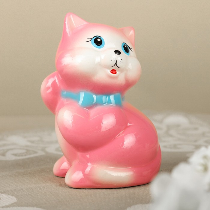 Сувенир "Котятки" лиловый