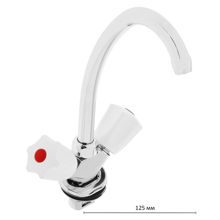 Смеситель для кухни "Сантаком" 120100с, керамические кран-буксы