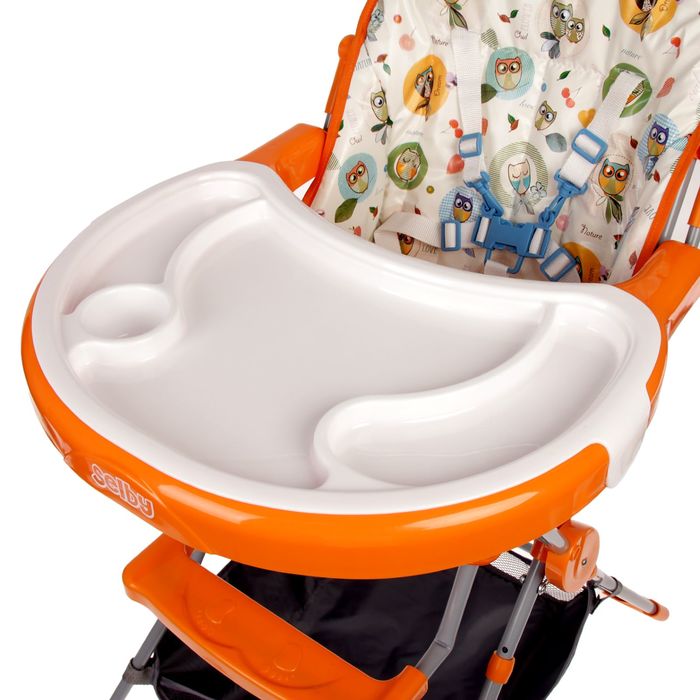 Стульчик для кормления Selby 252 «Яркий луг», цвет оранжевый