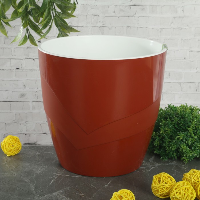Кашпо 2,8 л "Грация", цвет терракот