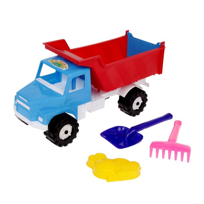 Грузовик "Денни" с песочным набором, МИКС