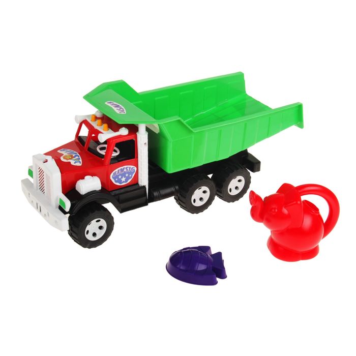 Самосвал "Фарго" с лейкой-слоником, МИКС