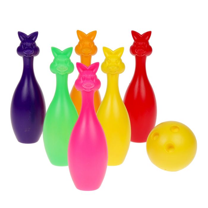 Игровой набор &quot;Боулинг&quot;, 6 кегель и шар