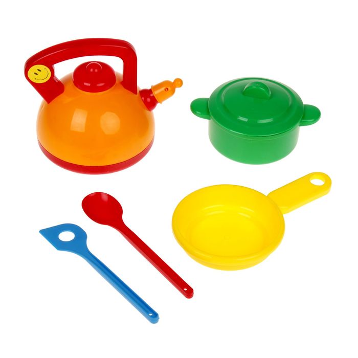 Набор посуды "Юная хозяюшка" №14, 7 предметов, МИКС