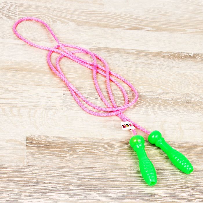 Скакалка цветная, 220 см, МИКС