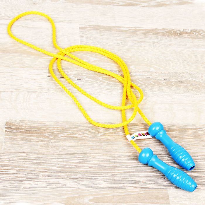 Скакалка цветная, 220 см, МИКС