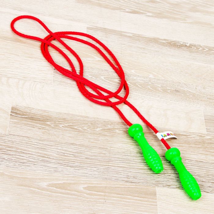 Скакалка цветная, 220 см, МИКС