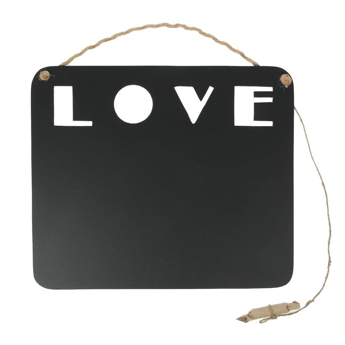 Грифельная доска "LOVE" 34х29 см