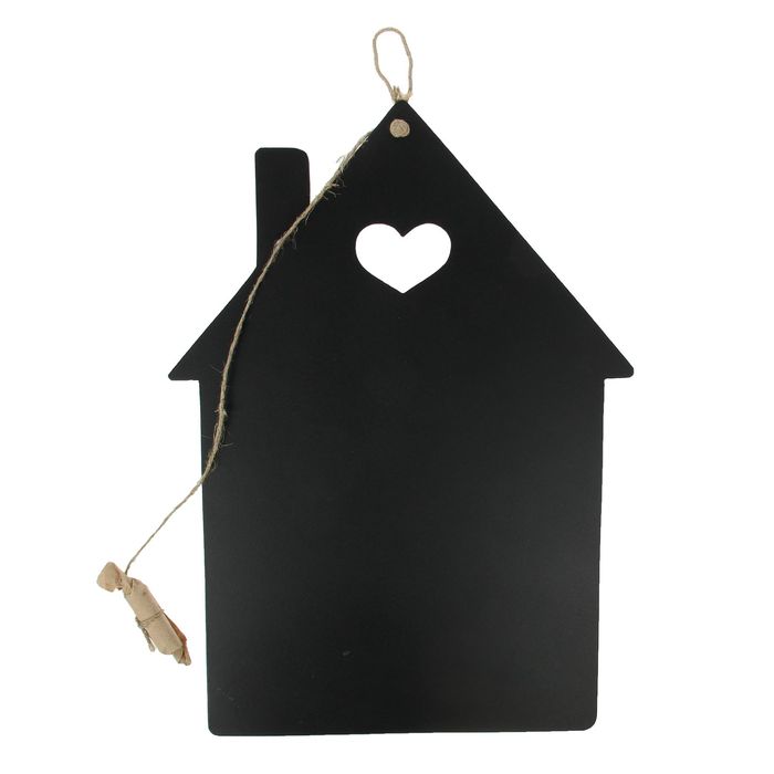 Грифельная доска "Домик с сердцем" 30х40 см