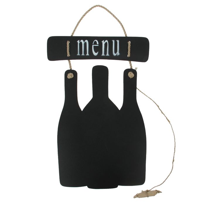 Грифельная доска "Меню" 30х40 см