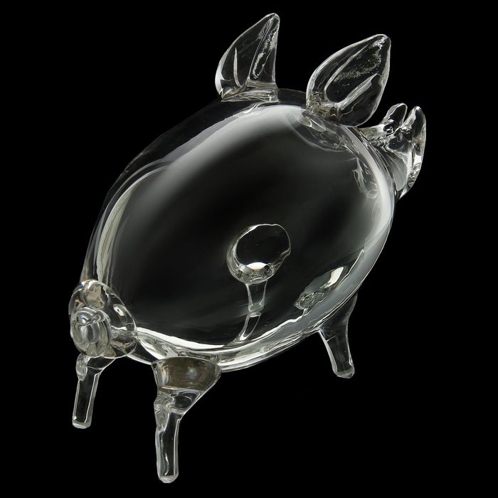 Копилка стекло "Кабанчик"