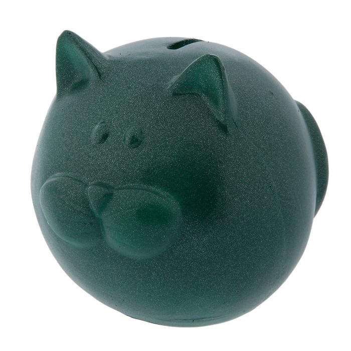 Копилка "Кот пузырь" 15см, зеленый