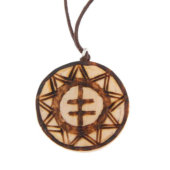 Подвеска "Память предков" кедр, ручная работа