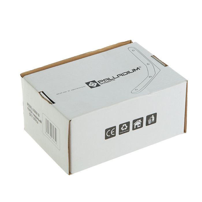 Кронштейн декоративный PALLADIUM USB 08 50, 50х50 мм, черный