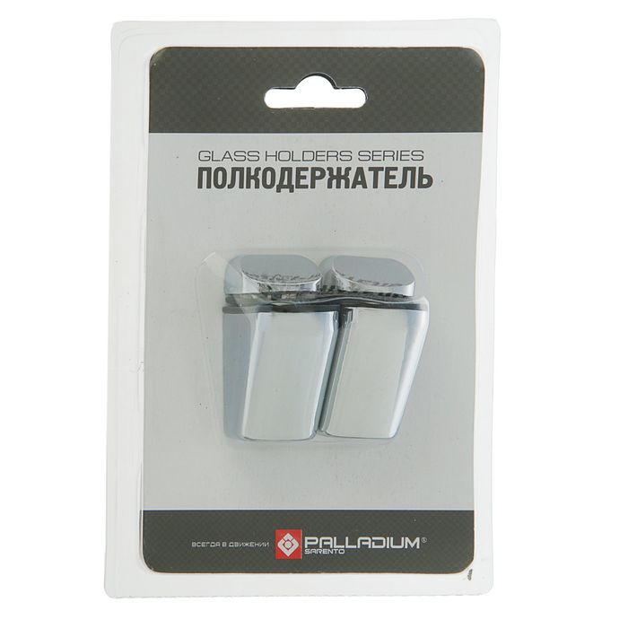 Полкодержатель, PALLADIUM 61017, цвет хром полированный, 2 шт.