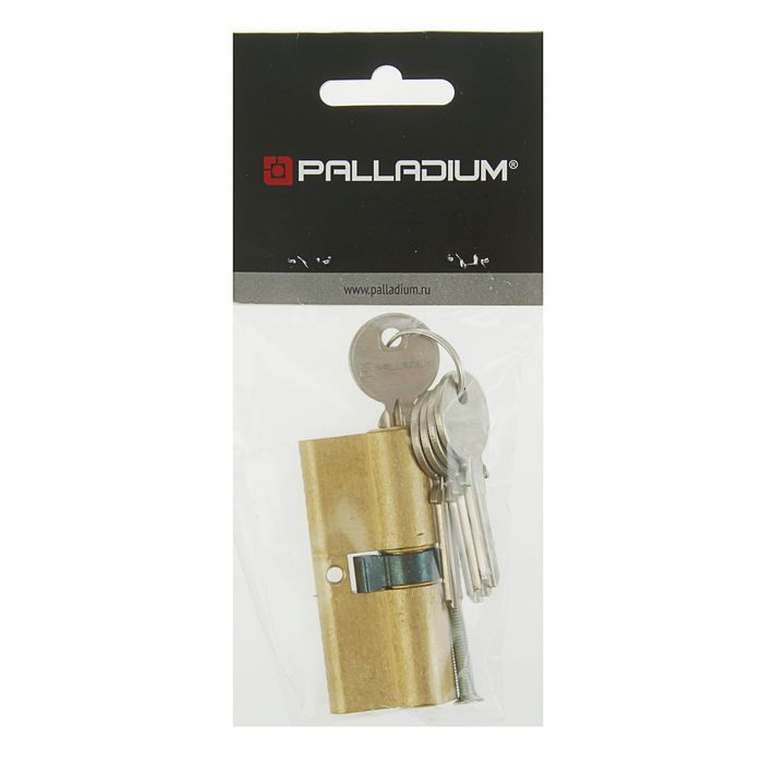 Цилиндровый механизм, PALLADIUM 70 ET, (англ. ключ), цвет латунь
