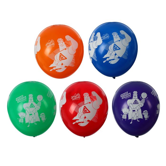 Шар латексный 12" "Аркадий Паровозов" пастель (набор 50 шт), цвета МИКС