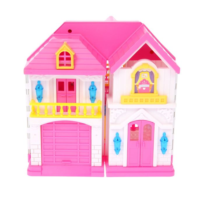 Дом для кукол "Мечта" с мебелью и аксессуарами, складной, световые и звуковые эффекты