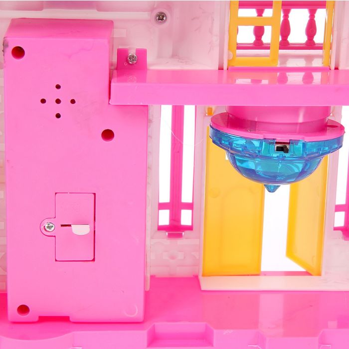 Дом для кукол "Мечта" с мебелью и аксессуарами, складной, световые и звуковые эффекты