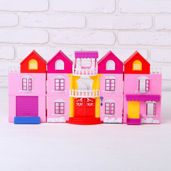 Дом для кукол "Семья" с фигурками и аксессуарами